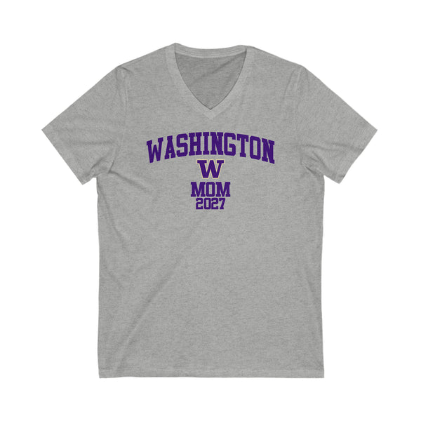 Washington Class of 2027 MOM V-Neck Tee
