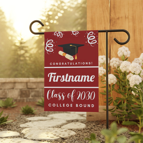 Personalized 2030 College Bound Yard Flag