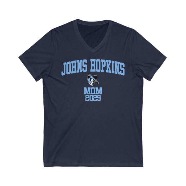 JHU 2029 MOM V-Neck Tee