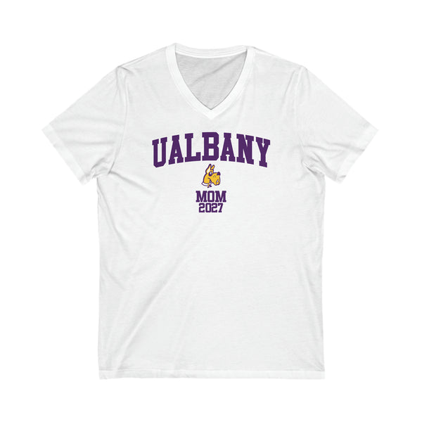 UAlbany Class of 2027 MOM V-Neck Tee