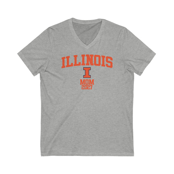 UIUC Class of 2027 MOM V-Neck Tee