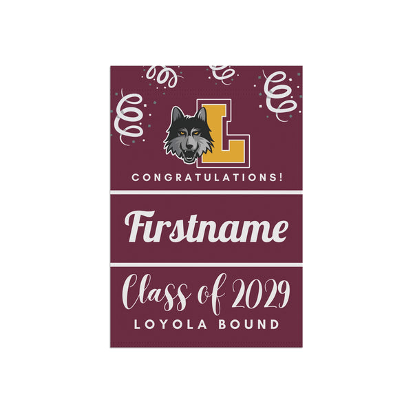 Personalized LUC 2029 Yard Flag