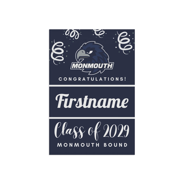 Personalized Monmouth 2029 Yard Flag