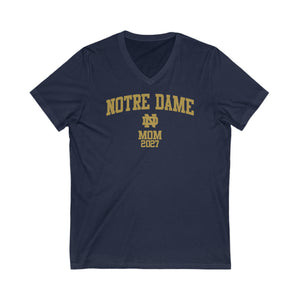 Notre Dame Class of 2027 MOM V-Neck Tee