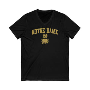 Notre Dame Class of 2027 MOM V-Neck Tee
