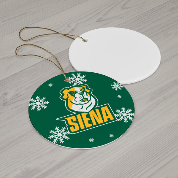 Siena College Ceramic Ornaments
