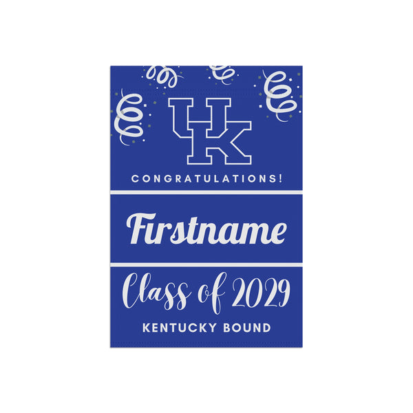 Personalized Kentucky 2029 Yard Flag