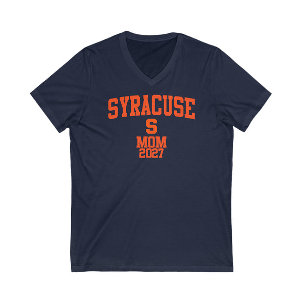Syracuse Class of 2027 MOM V-Neck Tee