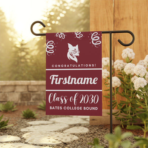 Personalized Bates 2030 Yard Flag