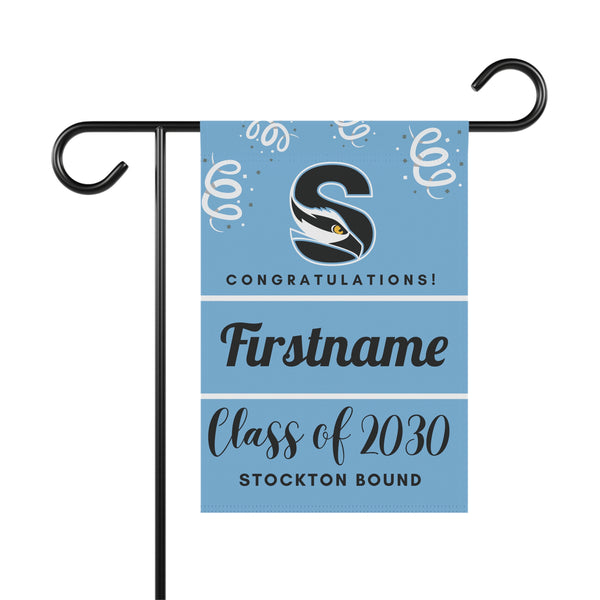 Personalized Stockton 2030 Yard Flag