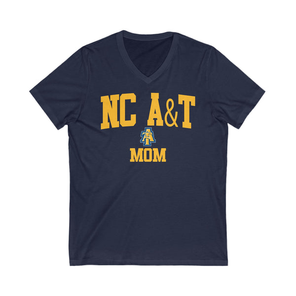 NC A&T MOM V-Neck Tee