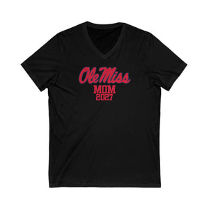 Ole Miss Class of 2027 MOM V-Neck Tee