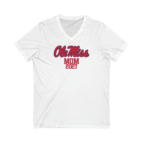 Ole Miss Class of 2027 MOM V-Neck Tee