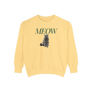 Meow Cat Comfort Colors Sweatshirt