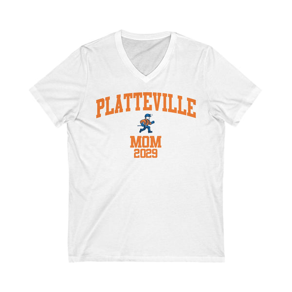 UW Platteville 2029 MOM V-Neck Tee