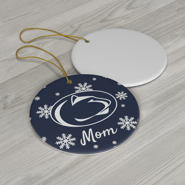 PSU Mom Ceramic Ornaments