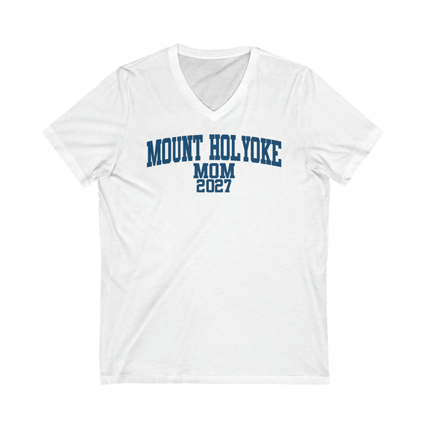 Mount Holyoke Class of 2027 MOM V-Neck Tee
