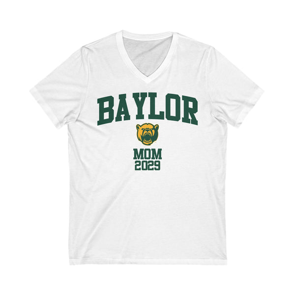 Baylor 2029 MOM V-Neck Tee