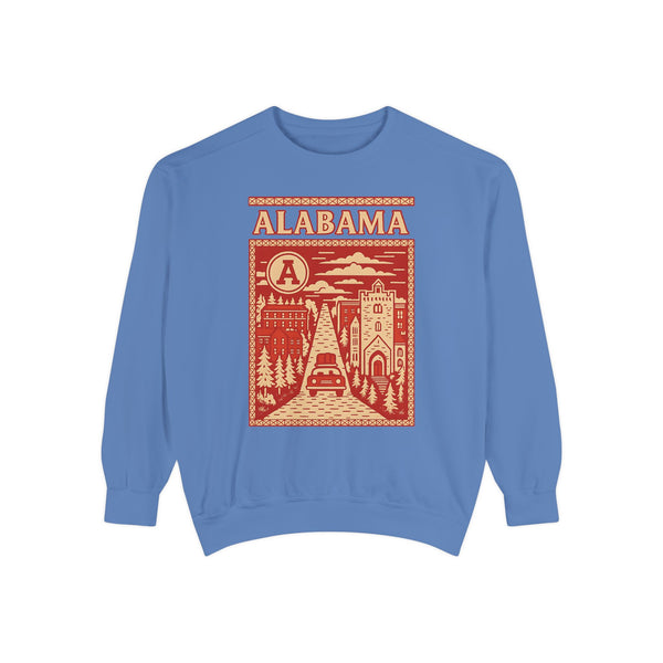 Alabama Vibes Comfort Colors Sweatshirt