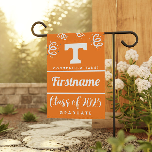 Personalized UTK 2025 Graduate Yard Flag