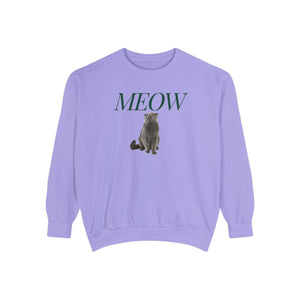 Meow Cat Comfort Colors Sweatshirt