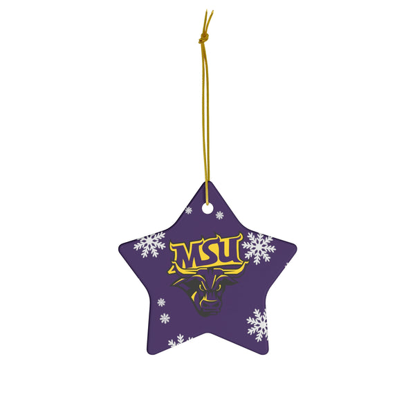 MNSU Ceramic Ornaments
