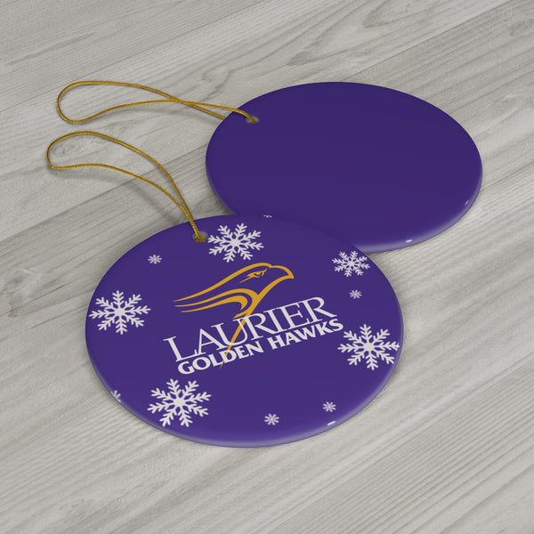 WLU Ceramic Ornaments