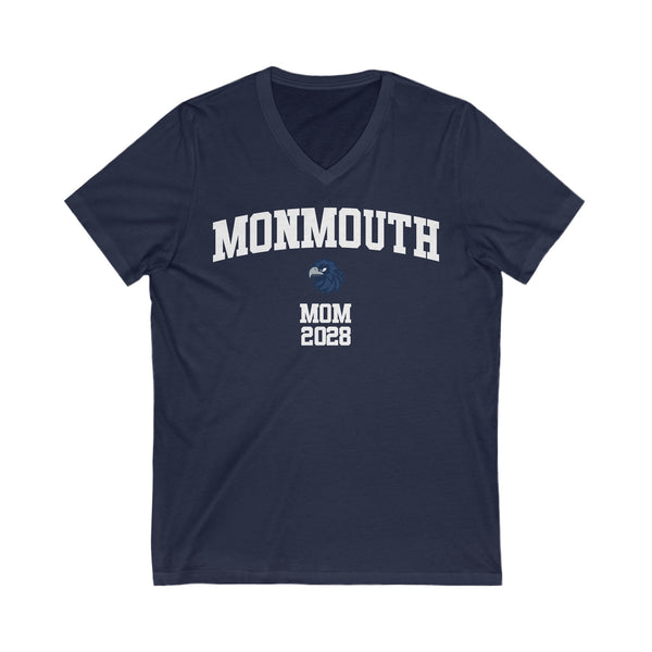 Monmouth Class of 2028 MOM V-Neck Tee
