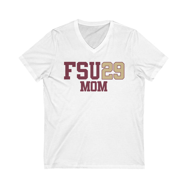 FSU29 MOM V-Neck Tee