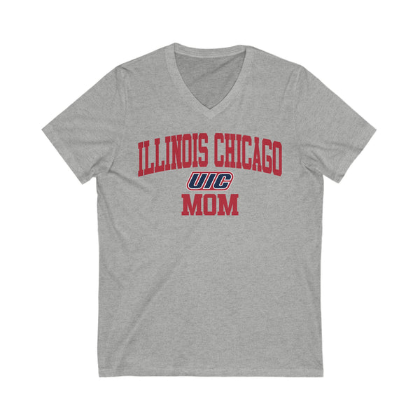 UIC MOM V-Neck Tee