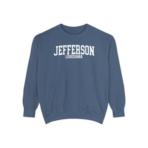 Jefferson Louisiana Comfort Colors Sweatshirt