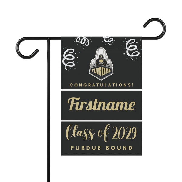 Personalized Purdue 2029 Yard Flag
