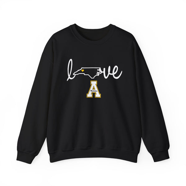 App State University Love Sweatshirt
