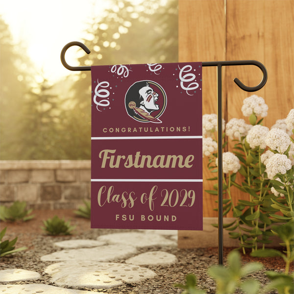 Personalized FSU 2029 Yard Flag
