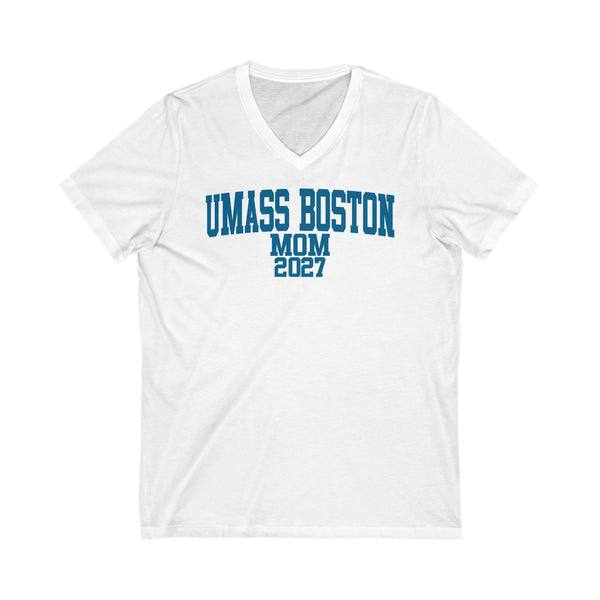 UMass Boston Class of 2027 MOM V-Neck Tee