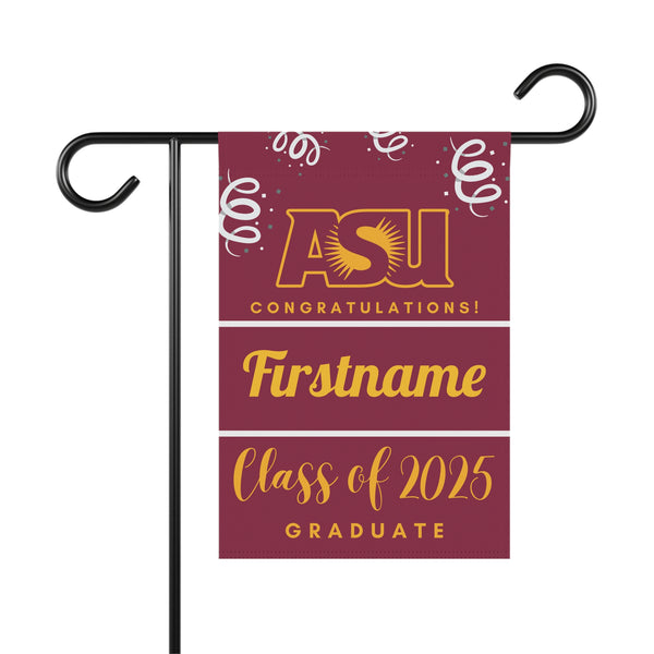 Personalized ASU 2025 Graduate Yard Flag