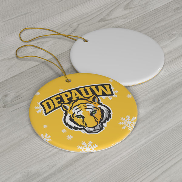 DePauw Ceramic Ornaments