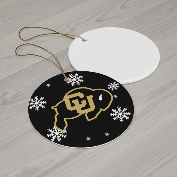 CU Boulder Ceramic Ornaments