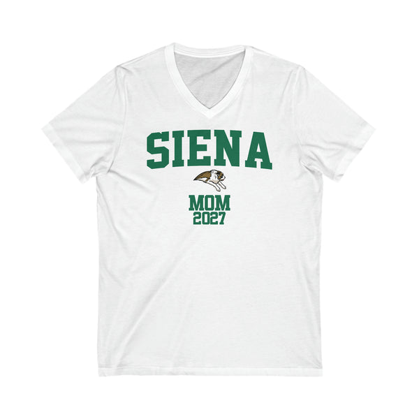 Siena Class of 2027 MOM V-Neck Tee
