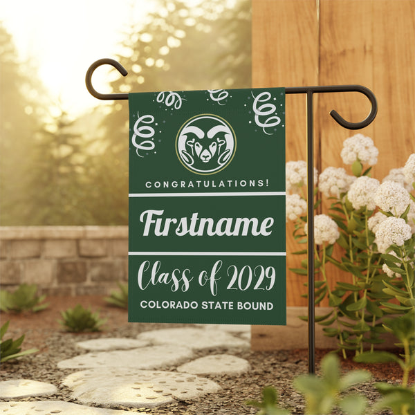 Personalized Colorado State 2029 Yard Flag