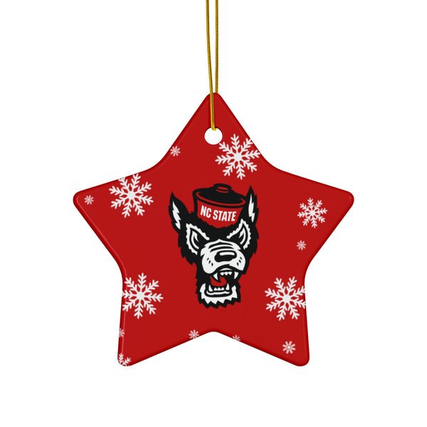NC State Ceramic Ornaments