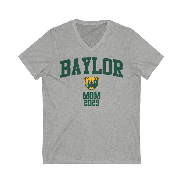 Baylor 2029 MOM V-Neck Tee