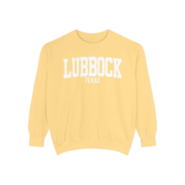 Lubbock Texas Comfort Colors Sweatshirt
