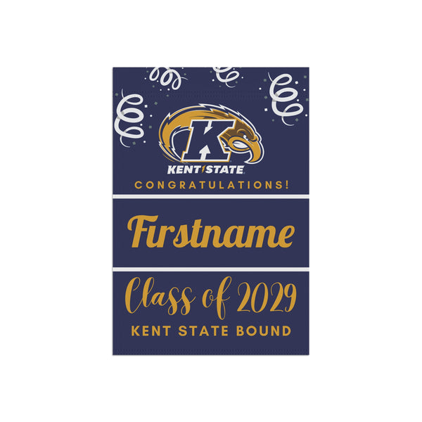 Personalized Kent State 2029 Yard Flag