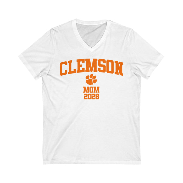 Clemson Class of 2028 MOM V-Neck Tee