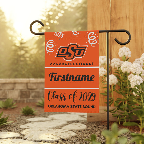 Personalized OK State 2029 Yard Flag