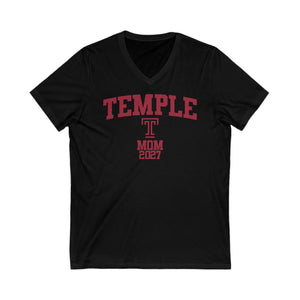Temple Class of 2027 MOM V-Neck Tee