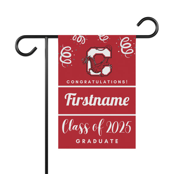 Personalized SUNY Cortland 2025 Graduate Yard Flag