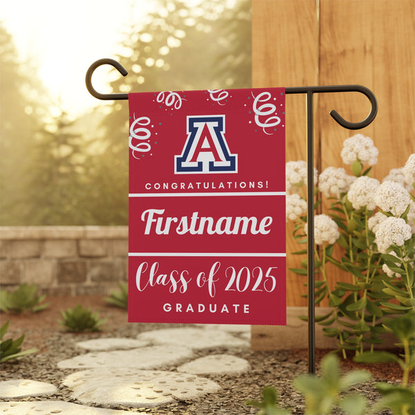 Personalized Arizona 2025 Graduate Yard Flag