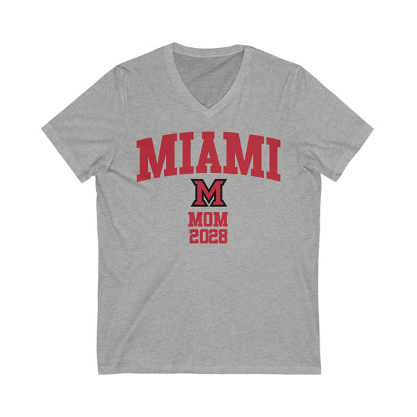 Miami University Class of 2028 MOM V-Neck Tee